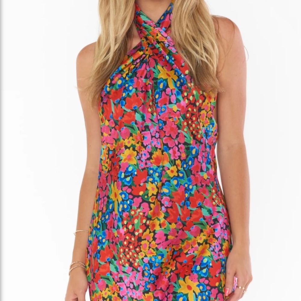 Show Me Your Mumu Jasmine Halter Mini Dress